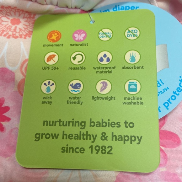 NWT Green Sprouts Size 6M Diaper Swimsuit - Picture 4 of 7